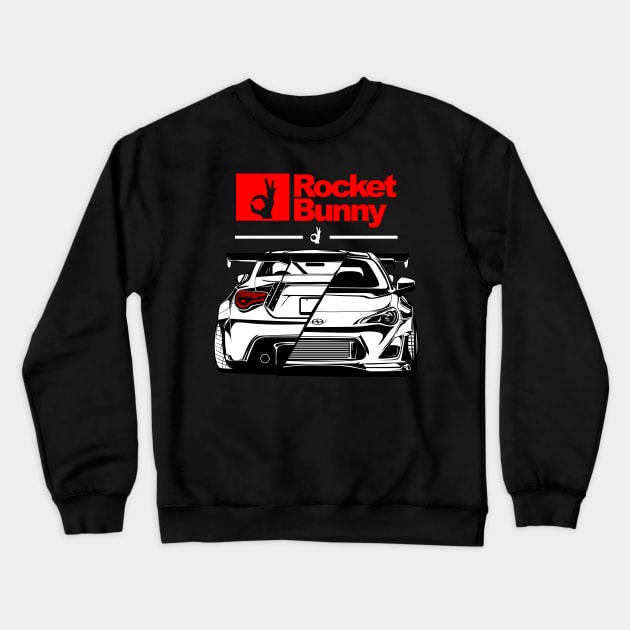 GT86/FRS Rocket Bunny Crewneck Sweatshirt by rizadeli